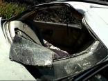 Driver Fishing for Change Hits Work Crew: CHP