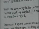 Local Gym Closes Its Doors