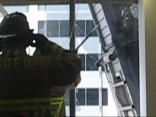 Firefighters Rescue Window Washers: Raw Video