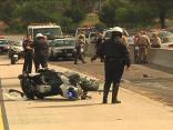 Raw Video: CHP Officer Hit