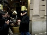 Bernard Madoff in Shoving Match With Reporters