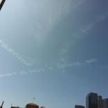 Graffiti Artist Hits the Sky
