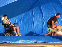 Paralyzed Man Surfs Again