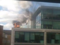 London Googlers Set Fire to Office