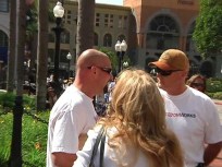 Raw Video: Tempers Flare at Tea Party Protest