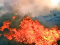 Wildfire Sparked Near County Line