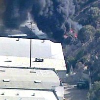 Explosion Sparks Industrial Fire