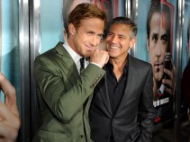 Ryan Gosling Got Political Education - and a Soaking - From George Clooney