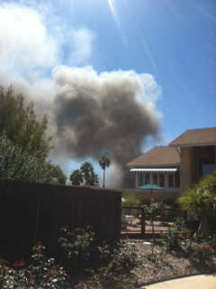 Garage Fire in PB