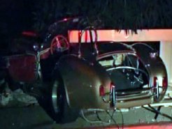 Shelby Cobra Totaled in La Jolla Crash