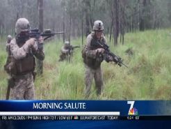 Salute to Marines and Sailors participating in Exercise Hamel 2012
