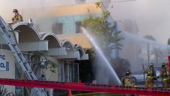 Fire Sparks at Fitness Center