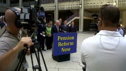City Pension Critics Tout Reform Campaign