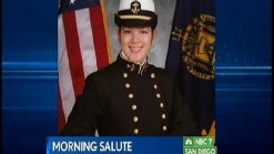 Salute to Naval Academy Senior Andrea Stoke