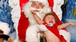 Merry Meltdowns on Santa's Lap