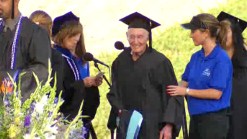 Students Cheer for 90-Year-Old College Graduate