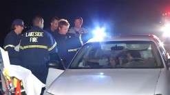 Baby Born Along Freeway