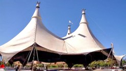 Giant Tent Raised at Petco Park