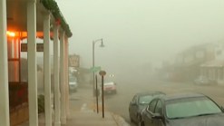 Snow Storm, Wind Headed for Mountains