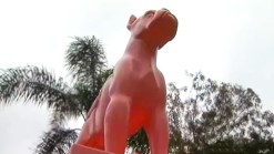 Giant Pink Dog Statue Stolen After LA Pride