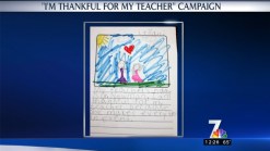 Thank a Teacher Campaign