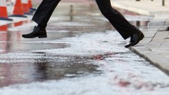 Water Main Break Causes Sinkhole in Mission Valley