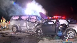 Family Hospitalized in Wrong-Way Crash