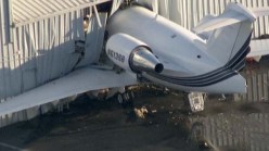 Jet Slams Into Empty Offices