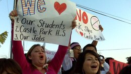 Teachers Vow to Fight for Jobs