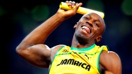 Bolt Wins 3rd Gold, World Relay Record