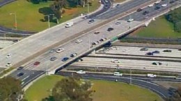 Woman Jumps Into Freeway Traffic