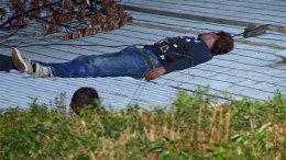 Suspect Tries to Hide on Roof