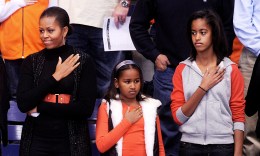 First Daughters Too Young For Facebook: Michelle