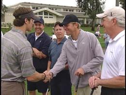 Golfing with Sports Icons