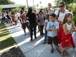 Patients Line Up for Vaccines