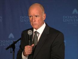 Jerry Brown Woos Younger Voters