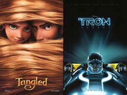 "Tangled" Up in Blue "Tron: Legacy" Footage