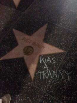 Prop. 8 Protestors Chalk Out Hollywood Stars