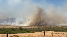Controlled SR-78 Burn Leads to Large Brush Fire