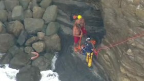 Boat Used in Point Loma Cliff Rescue