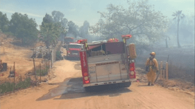 Residents Alarmed by Valley Center Brush Fire