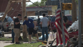 Residents Rally to Clean Up after Tornado