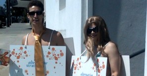 Near-Nudes in Sandwich Boards—Back to the Future?