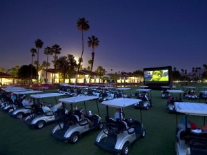 Drive-In Movies Go Golf Cart