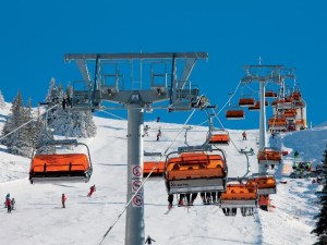 Hello, Fancy Heated Bubble Ski Lift Chair
