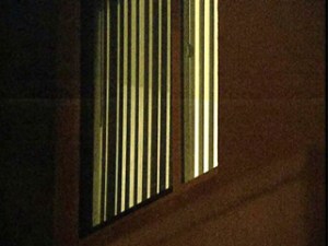 The burglar roams neighborhoods and looks into windows to see if there are purses or if other valuables in plain sight.