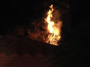Close Call for Homes Near SDSU