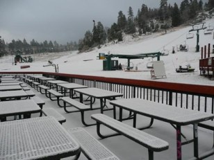 Snow in SoCal. Seriously 