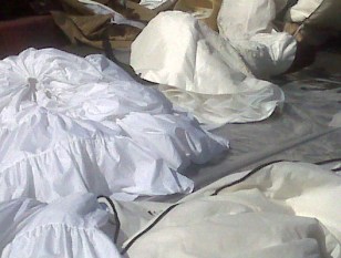 Images: Wedding Dresses Lay Limp 