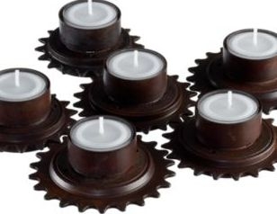 Gear Candleholders